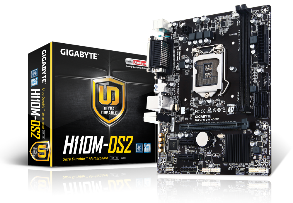 Mainboard GIGABYTE GA-H110M-DS2 (HÀNG CHÍNH HÃNG)