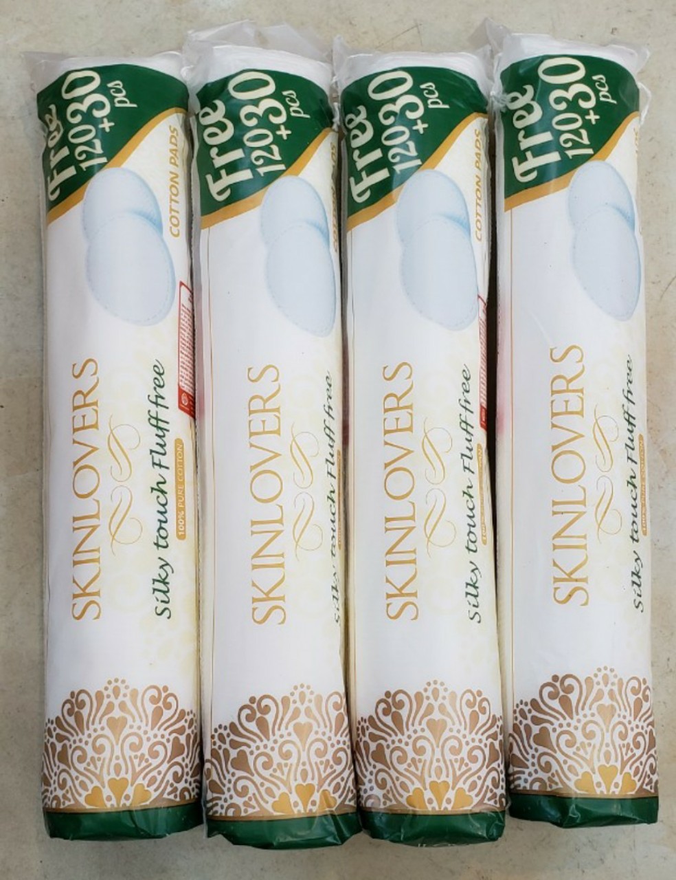 Bông tẩy trang Skinlovers 150 miếng ( 120+30 miếng)