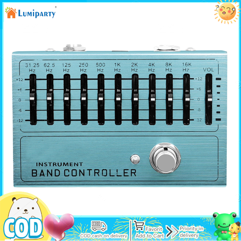 Controller Equalizer 10 Band Eq Pedal Independent Output Volume Adjustment Single-block Effect Pedal