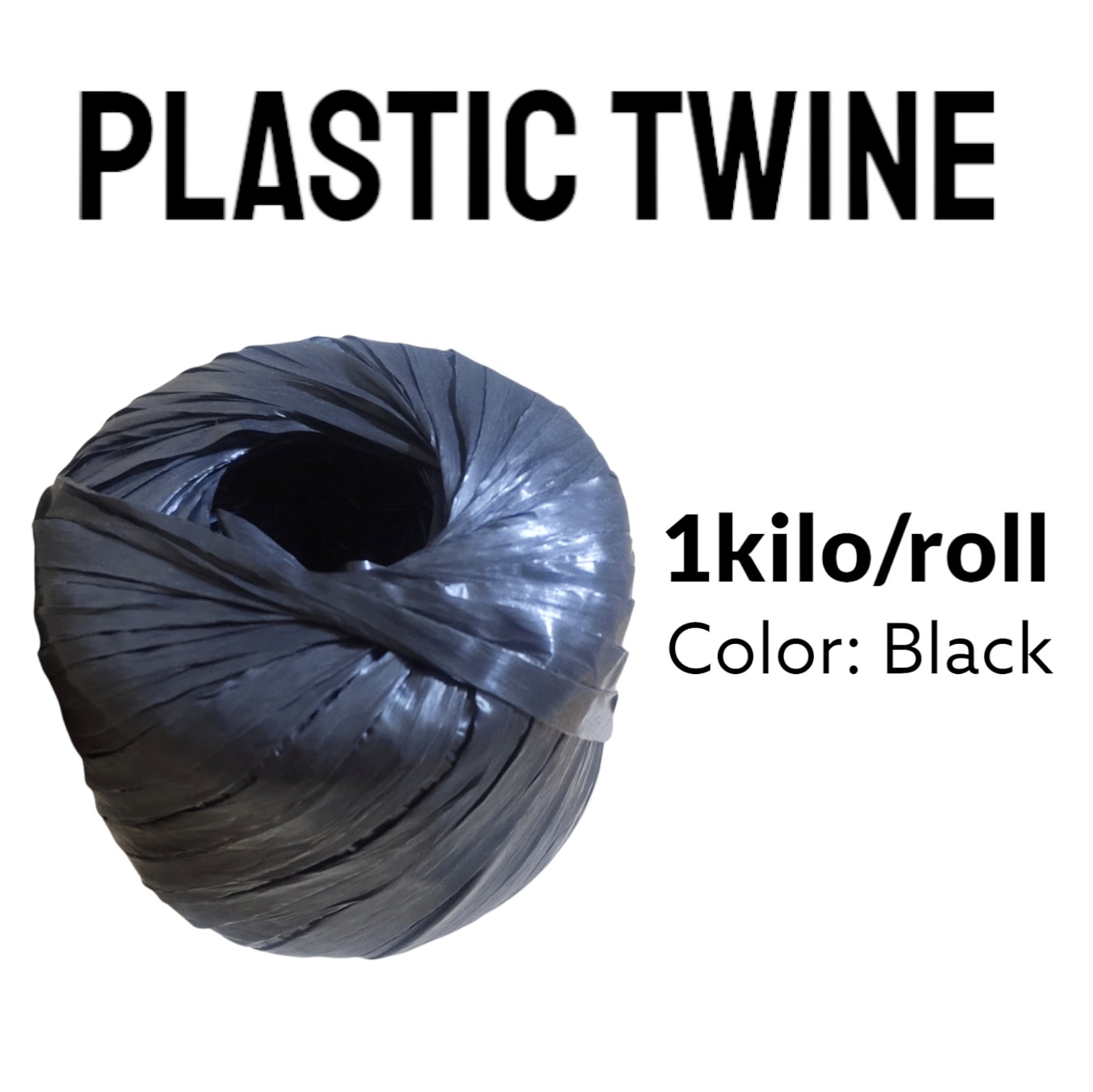 plastic twine straw panali gray black 1 kilo good quality heavy duty tali  big cheapest market
