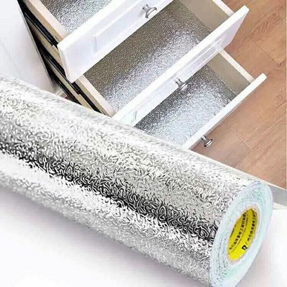 Cuộn 3m Giấy Bạc Dán Bếp, Tường Cách Nhiệt Chống Thấm Dầu, Nước.