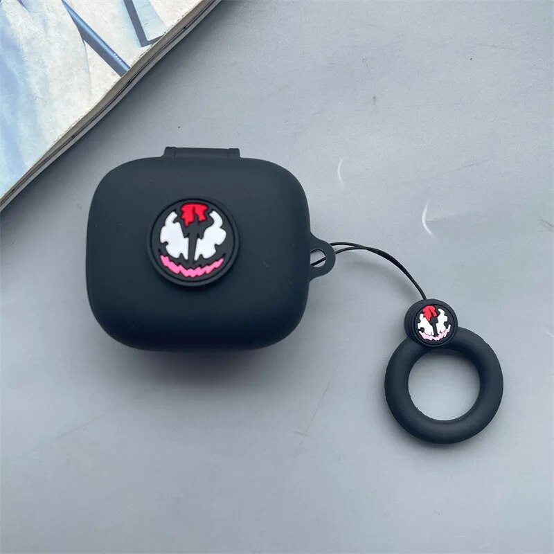 Tai nghe hoạt hình trường hợp cho JBL sống Pro + Tai nghe bluetooth trường hợp bảo vệ JBL sống Pro 2 vỏ mềm Silicone