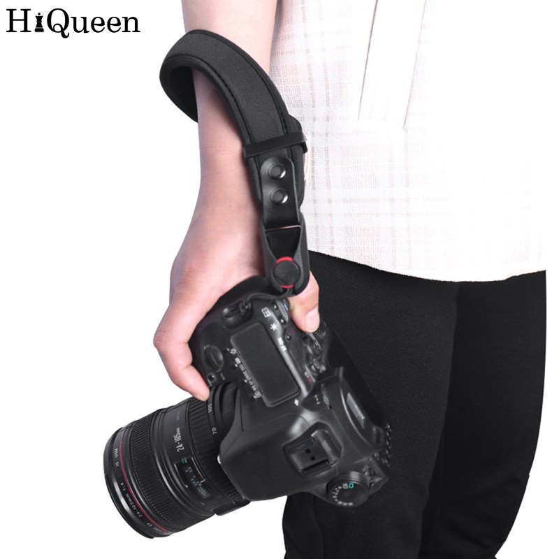 HiQueen Camera Wrist Strap Sliding Dismantling Quick Release Adjustable Hand Grip Belt Camera Accessories
