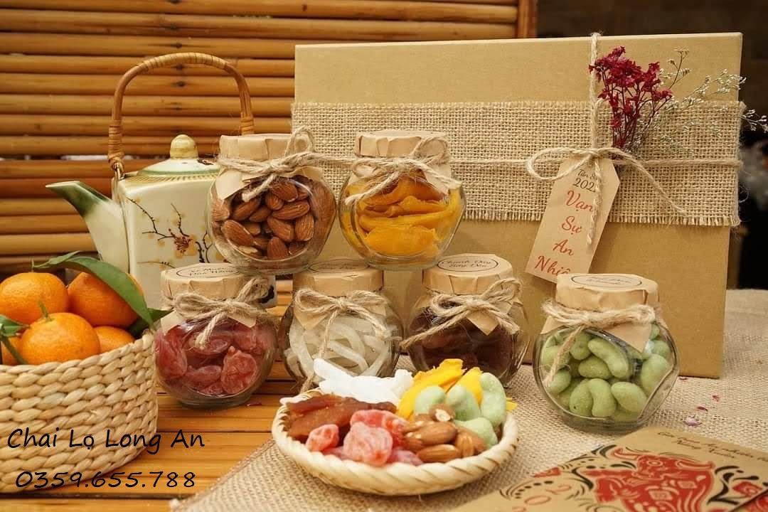 HỦ THỦY TINH NGHIÊNG 180ML