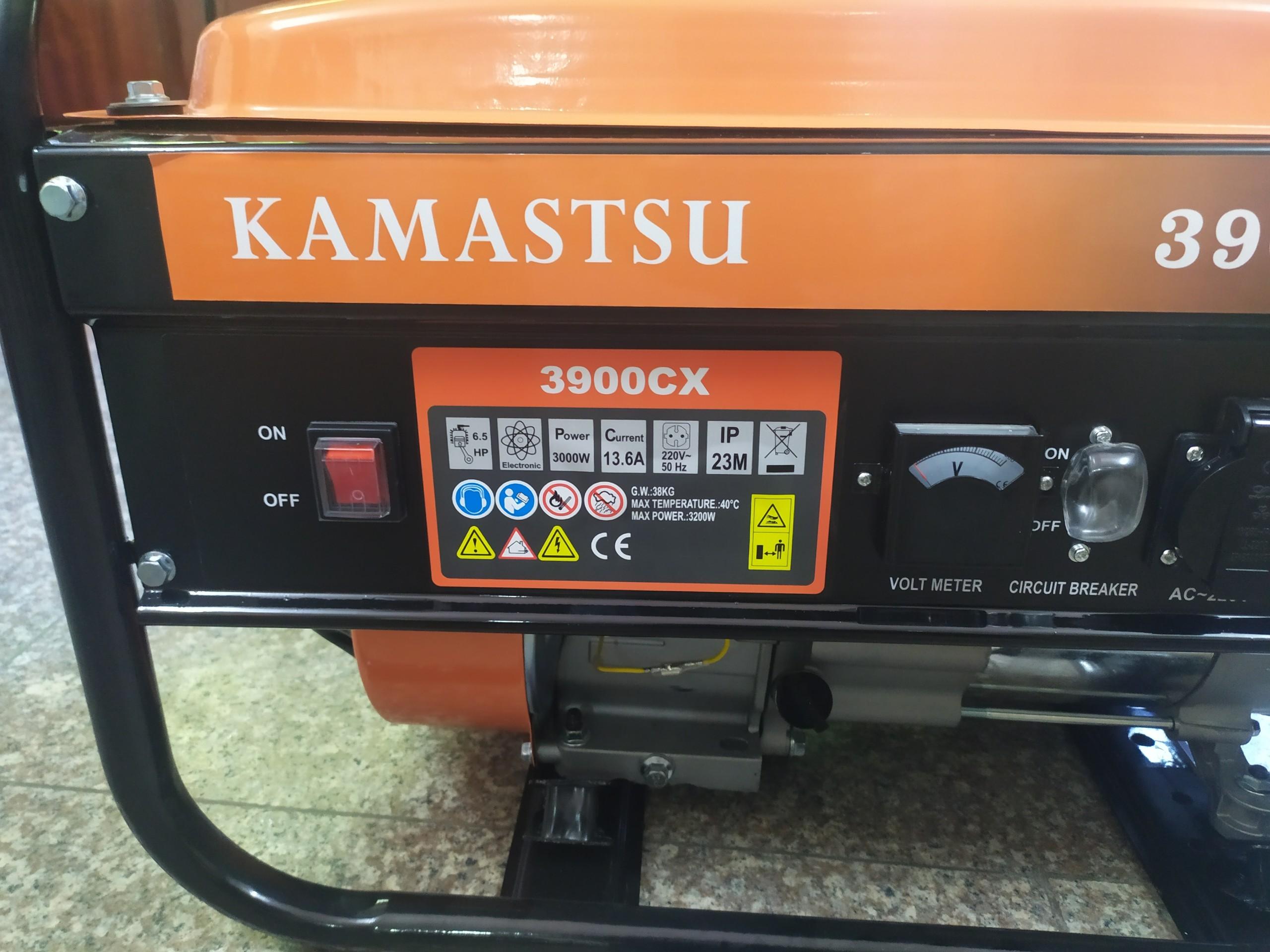 Máy Phát Điện Chạy Xăng 3kw Kamastsu 3900CX
