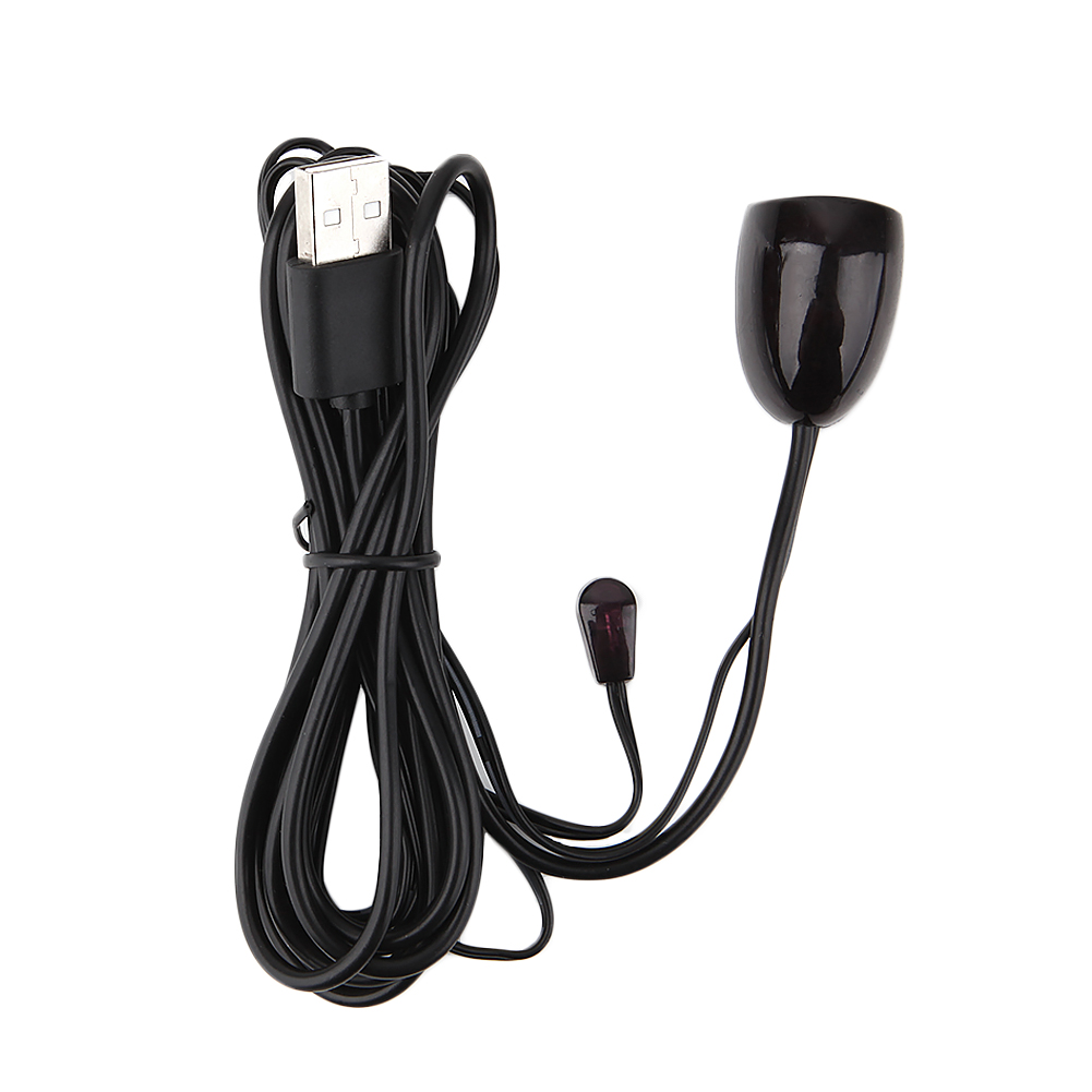 IR Infrared Remote Control USB Receiver Adapter Extender eater Emitter Cable