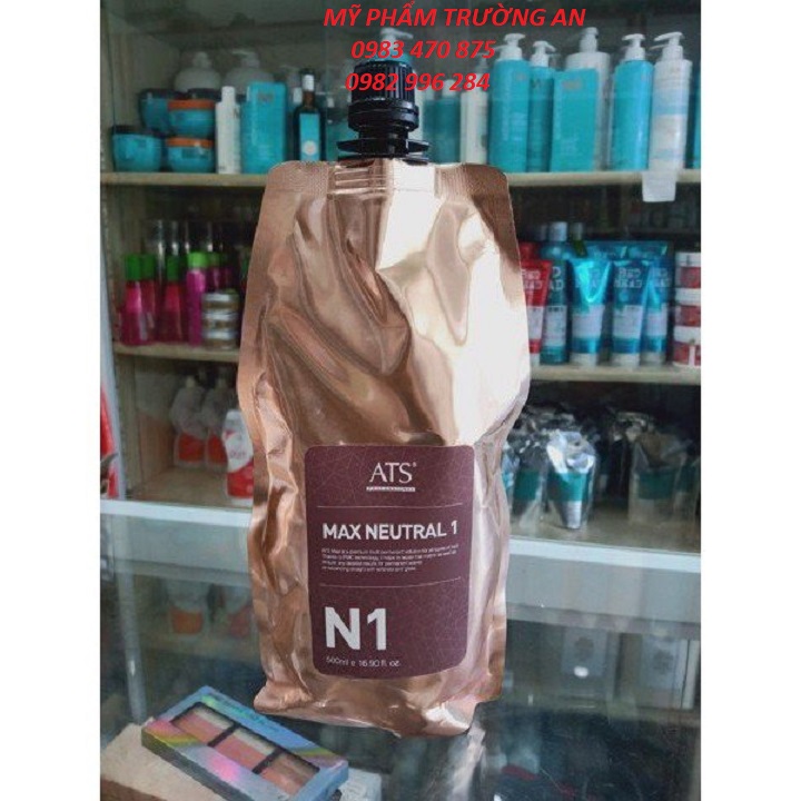 [Hàng cho Salon] KEM uốn ATS 500ml số 1 số 2 cho tóc Khỏe - Thường - Yếu