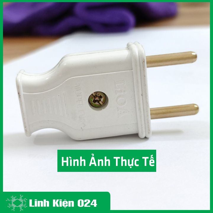 Phích cắm điện 2 chân  LIOA 250V/10A