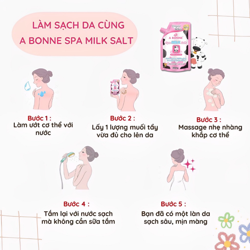 [FREESHIP + VOUCHER] MUỐI TẮM BÒ HỒNG THÁI LAN