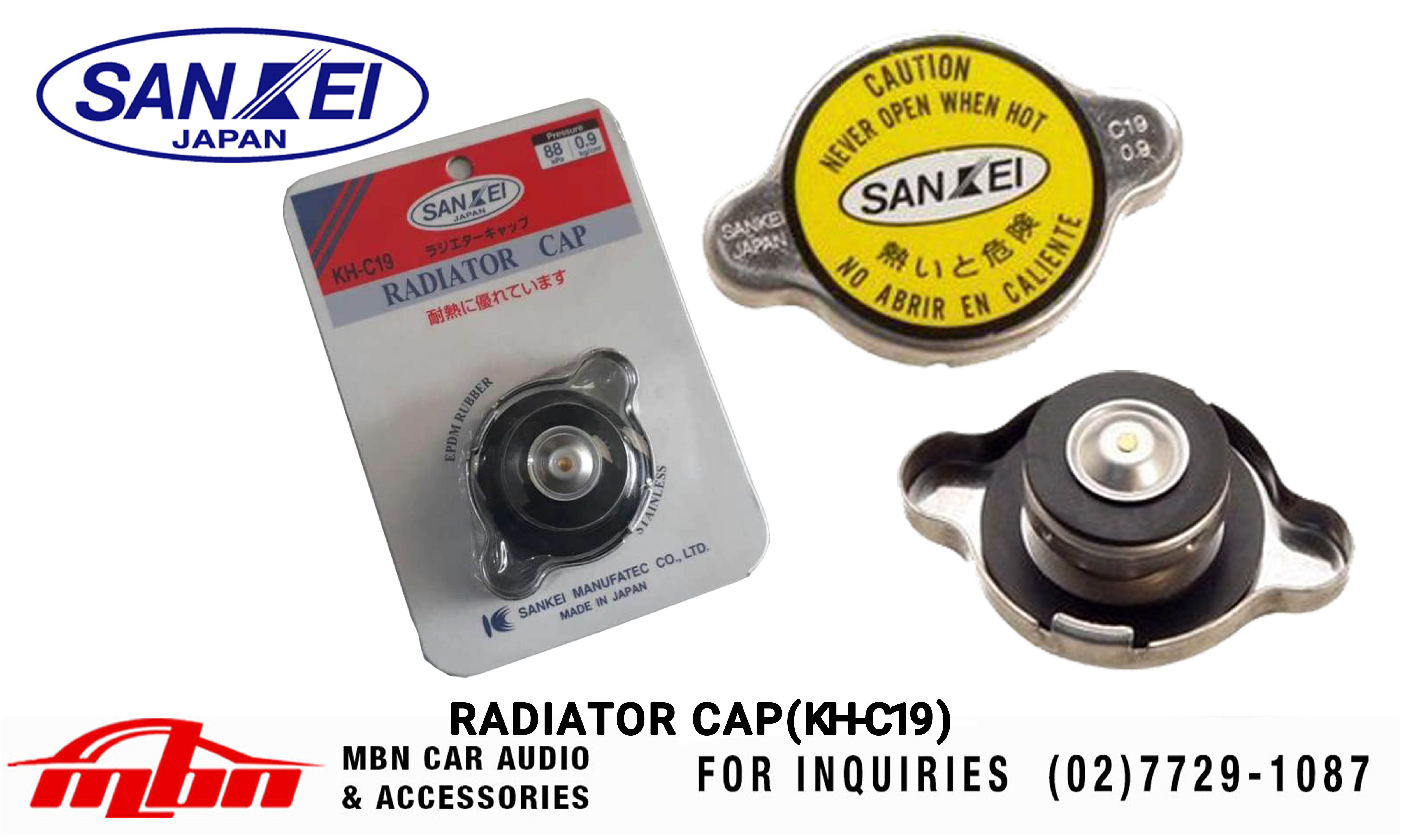 Sankel radiator Cap KHC19 Silver Lazada PH