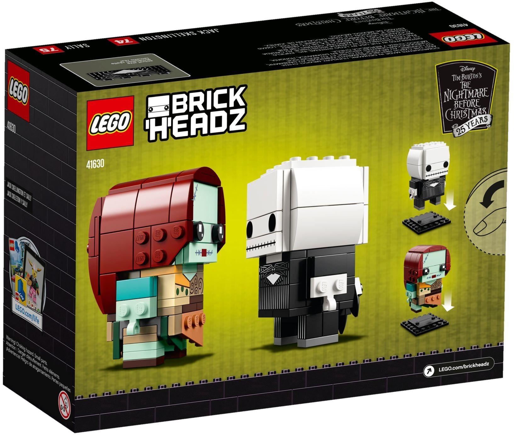 lego brickheadz jack skellington & sally