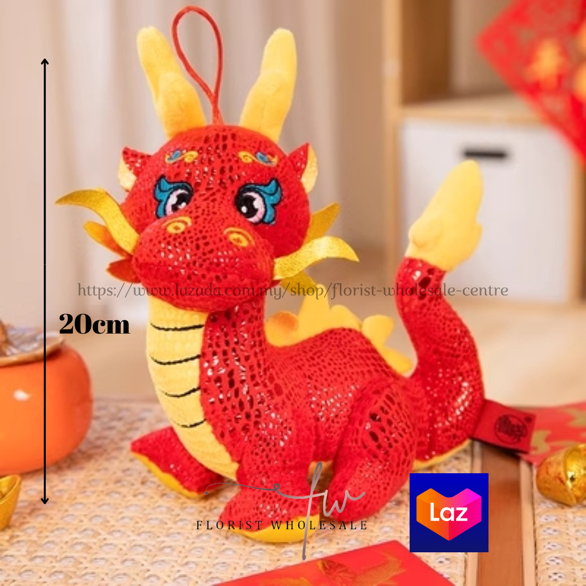 { CNY 2024 } CUTE DRAGON TEDDY BEAR / DRAGON LUCKY SOFT TOYS / 龙年娃娃 ...