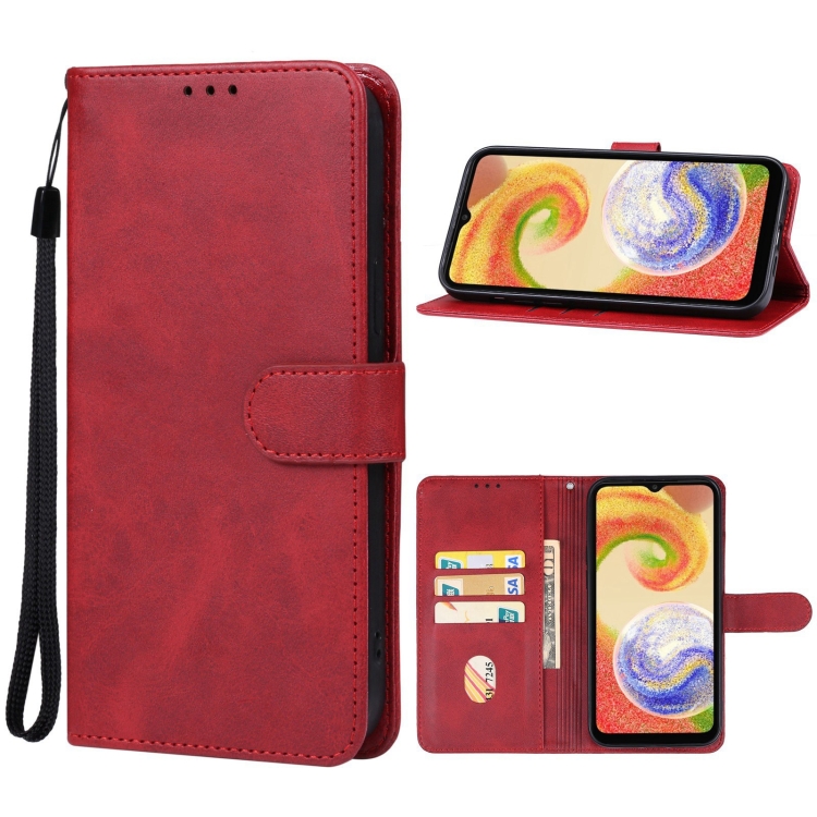 For Samsung Galaxy A05 Leather Phone Case
