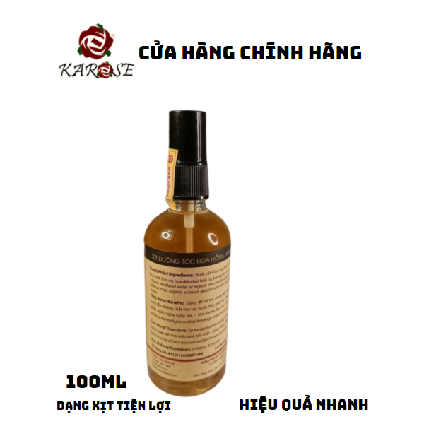 Xịt dưỡng tóc kích thích mọc tóc, ngăn rụng tóc, suôn mượt Karose Bud
