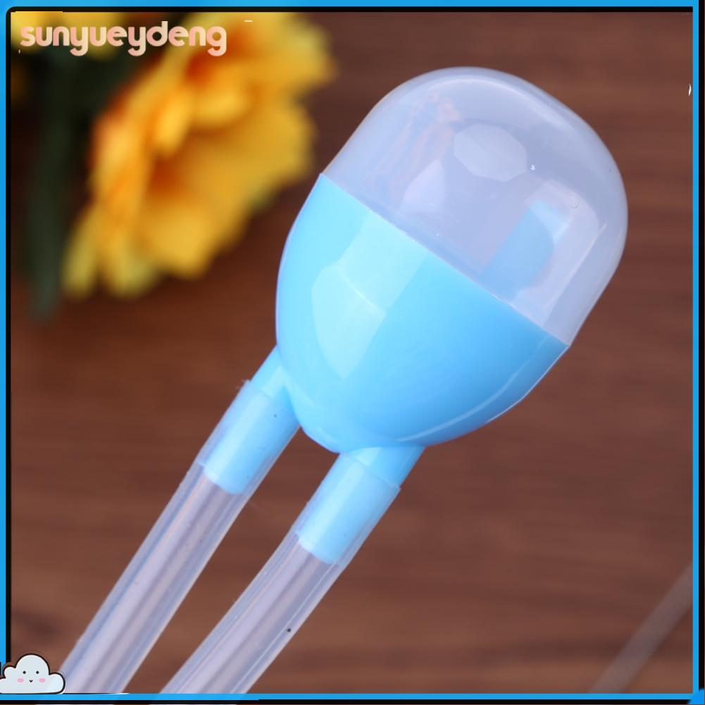 Baby Nasal Aspirator Non-Toxic Nose Cleaner Silicone Snot Sucker Reusable Vacuum Suction for Baby Toddler