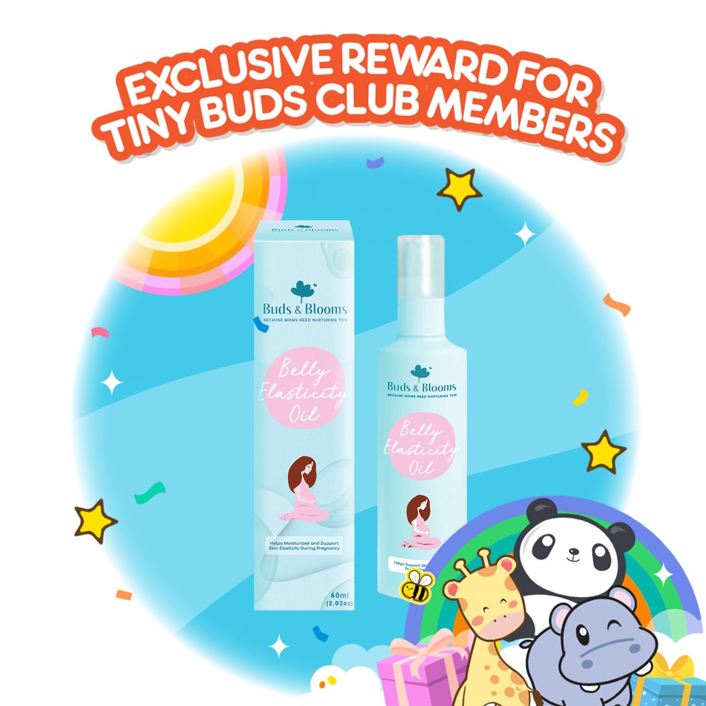 Buds & Blooms Belly Elasticity Stretch Mark Prevention Oil Freebie