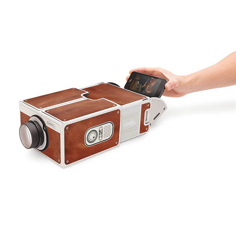 XIAOMIMIJIA diy smartphone projector 2.0 second generation power-free installation small projector
