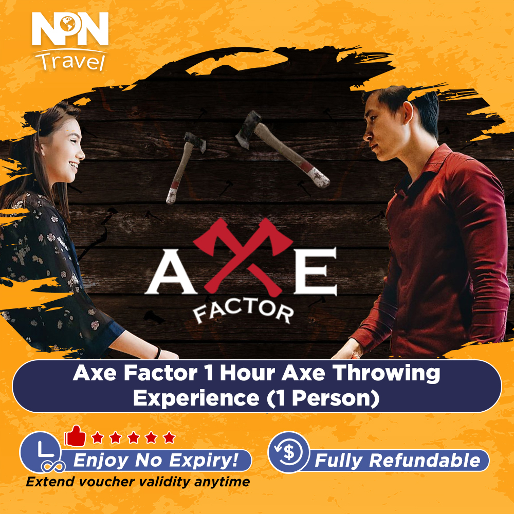 [Axe Factor] 1Hour Axe Throwing Experience for 1 Person First Axe