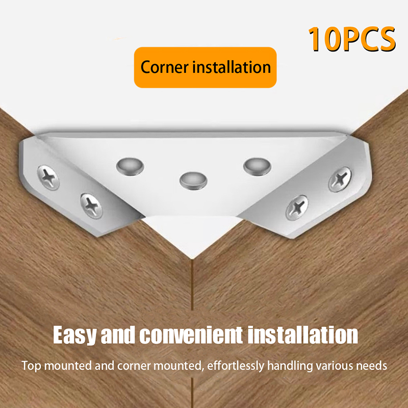 10pcs%20Universal%20Furniture%20Corner%20Connector%20Stainless%20Steel%20Corner%20Brace%20Heavy%20Duty%20Angle%20Shelf%20Brackets%20For%20Wood%20JUE%20-%20Image%208