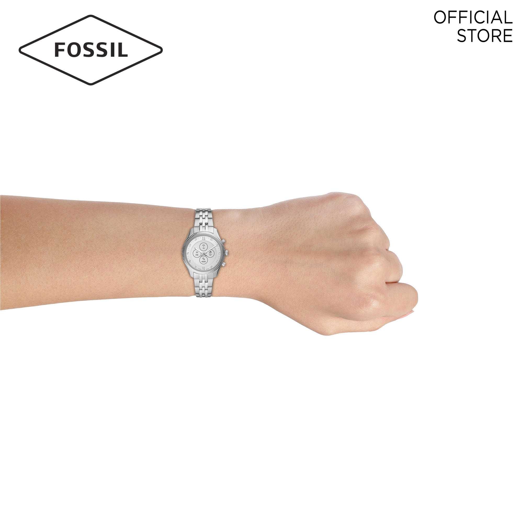 Fossil Scarlette Hybrid HR Silver 