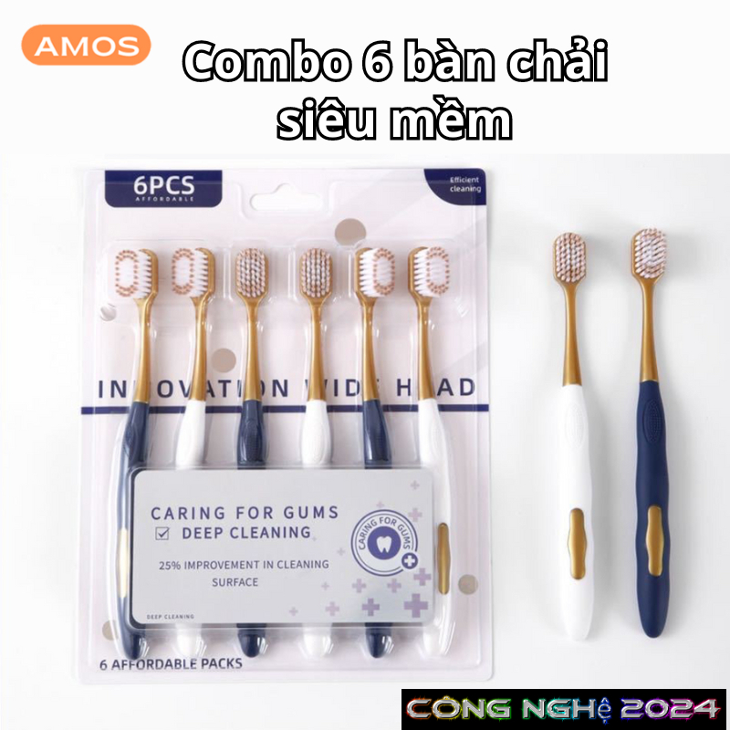 Combo 6 bàn chải đánh răng nội địa trung chocoikes