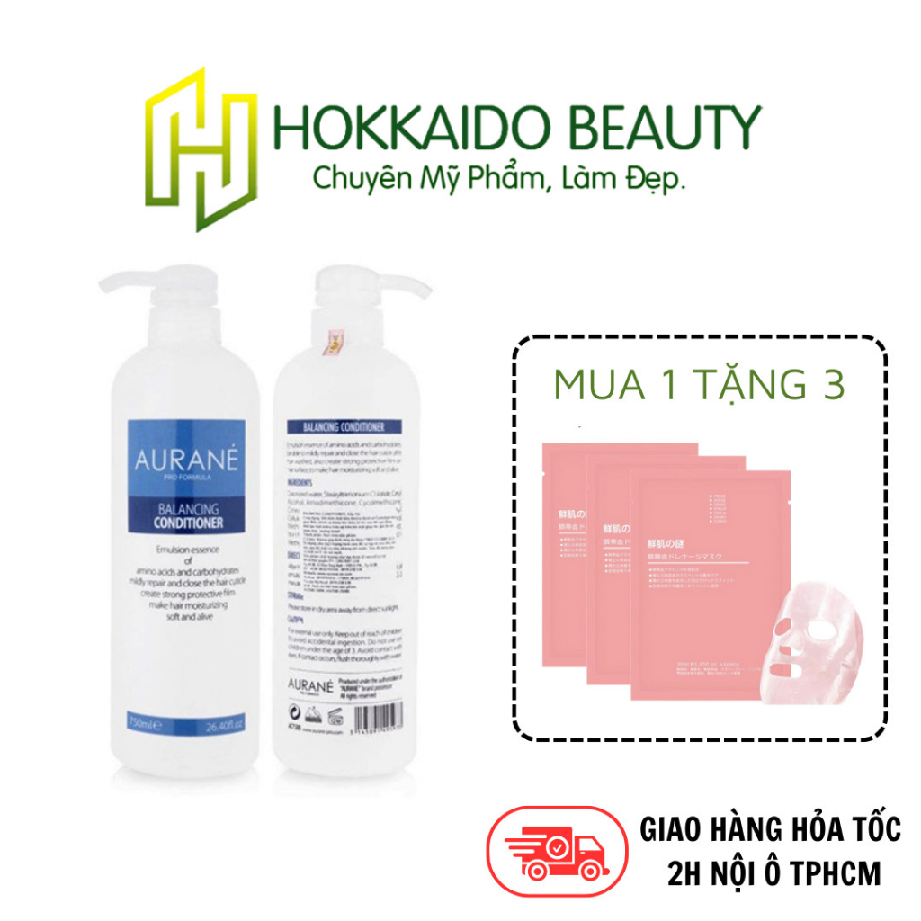 Dầu gội anti-loss shampoo, dầu xả Aurane 750ml