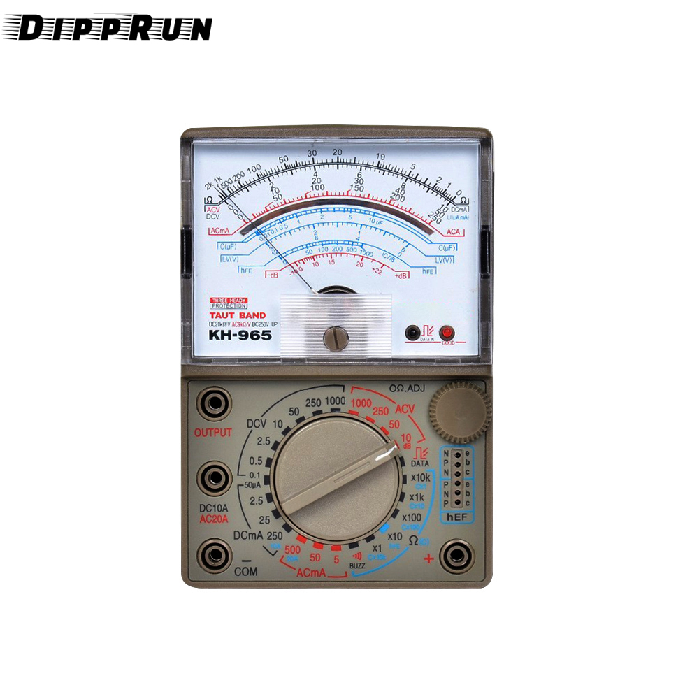 DIPPRUN KH-965 High Precise Multimeter Instrument Pointer Multimeter Used to Measure DC Power One-way Voltage and AC Voltage