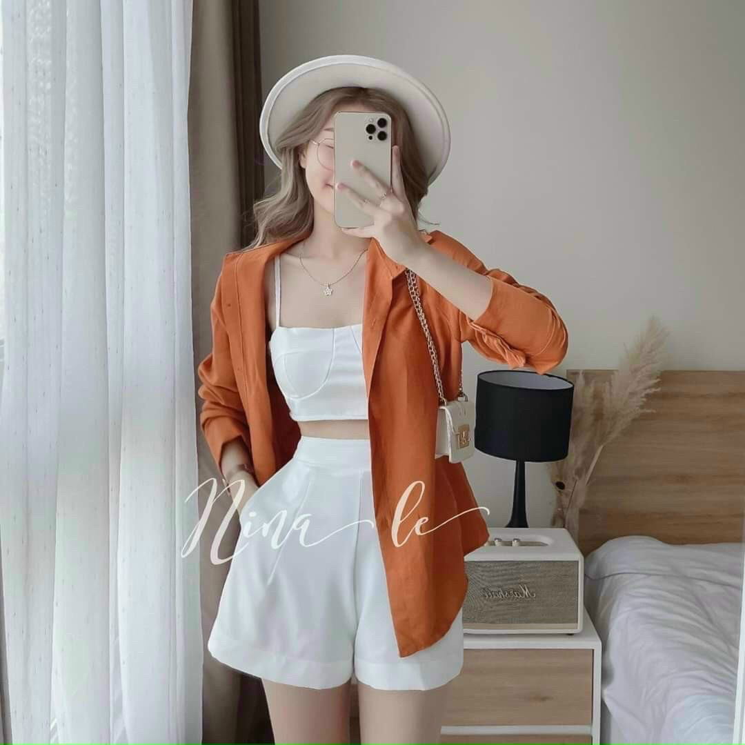 Sét 3 món đùi kèm áo 2s có mút ngực-lc