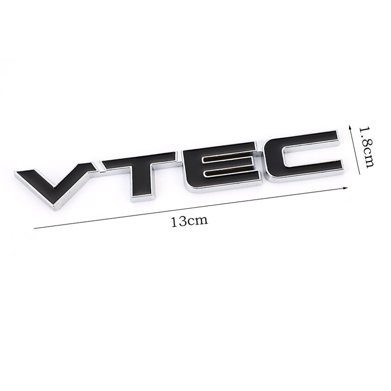Metal Car Sticker Vtec Emblem Badge Sticker Decal For Honda Vtec Accord ...