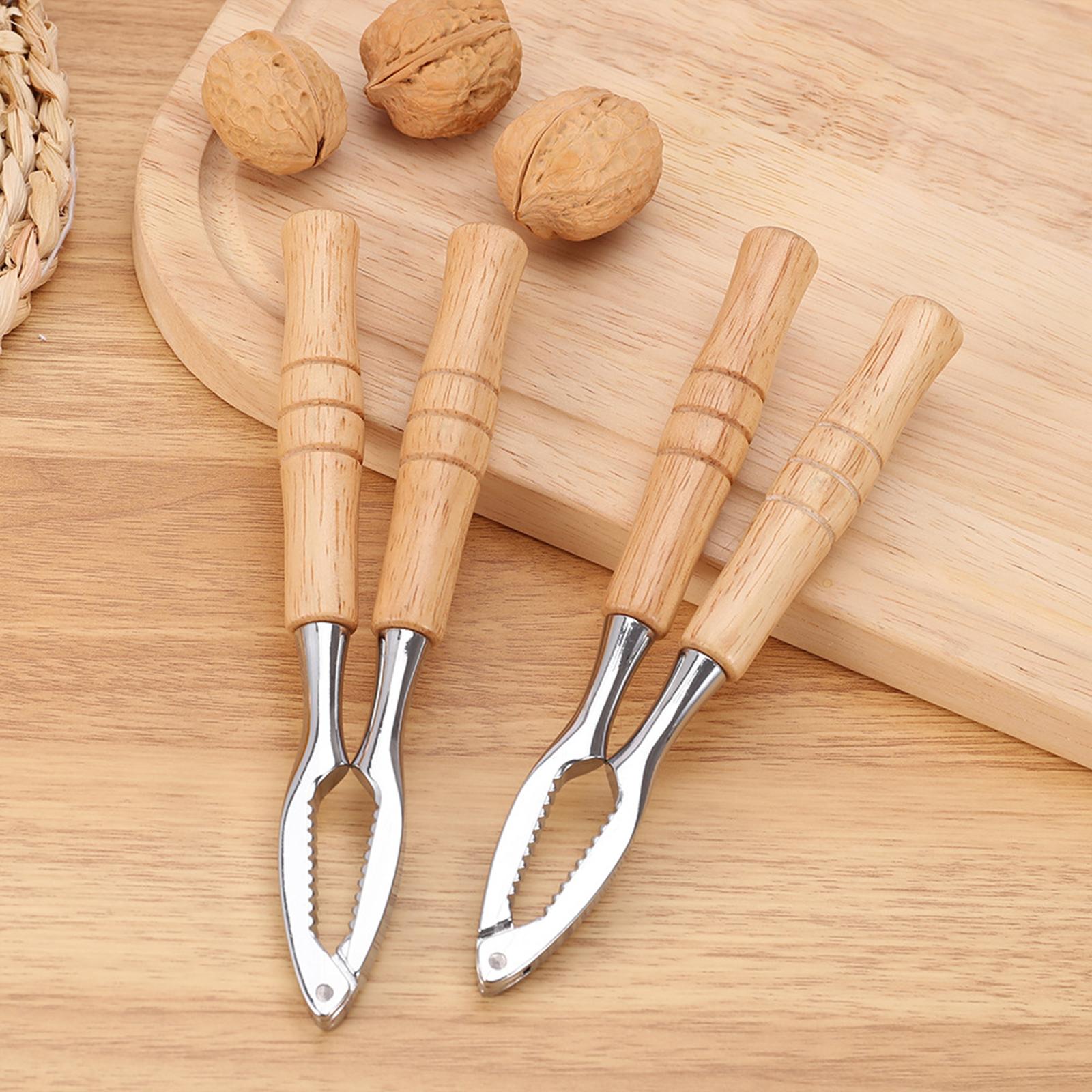 Fityle Kitchen Nutcracker Reusable Kitchen Accessories Seafood Sheller Nonslip Handle Chestnut Opener for Bar Shop Home Restaurant