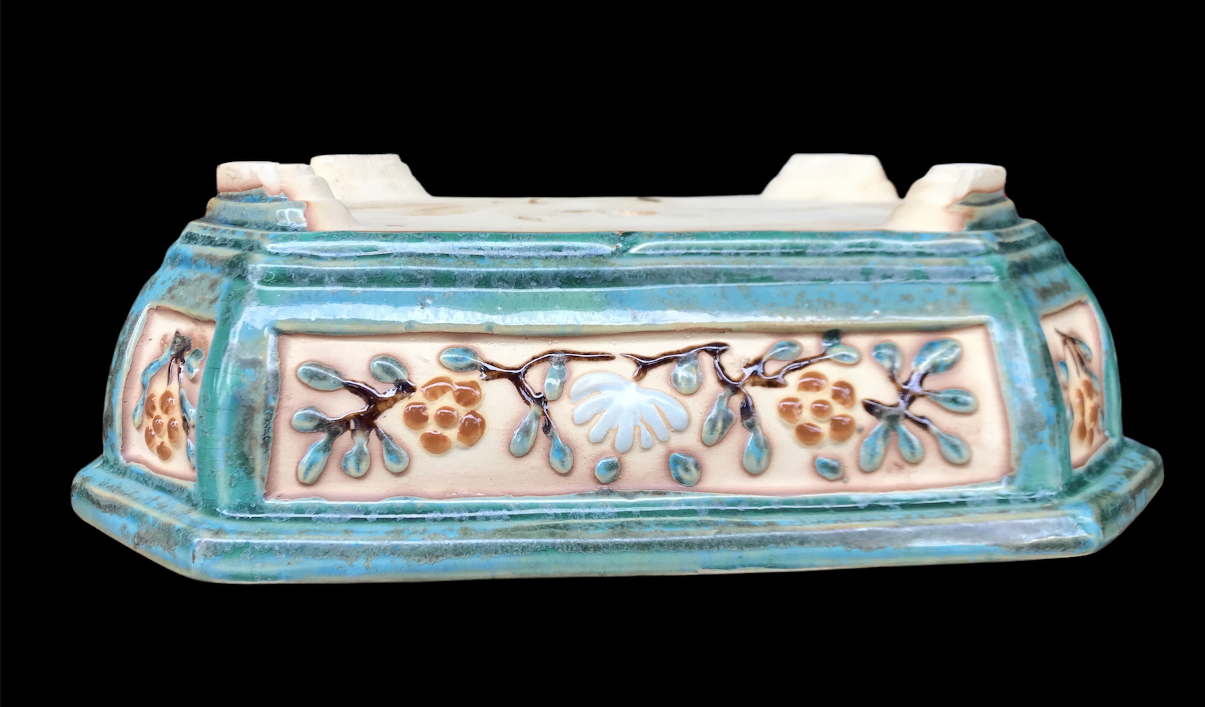 Chậu sứ giả cổ hình chữ nhật size 1