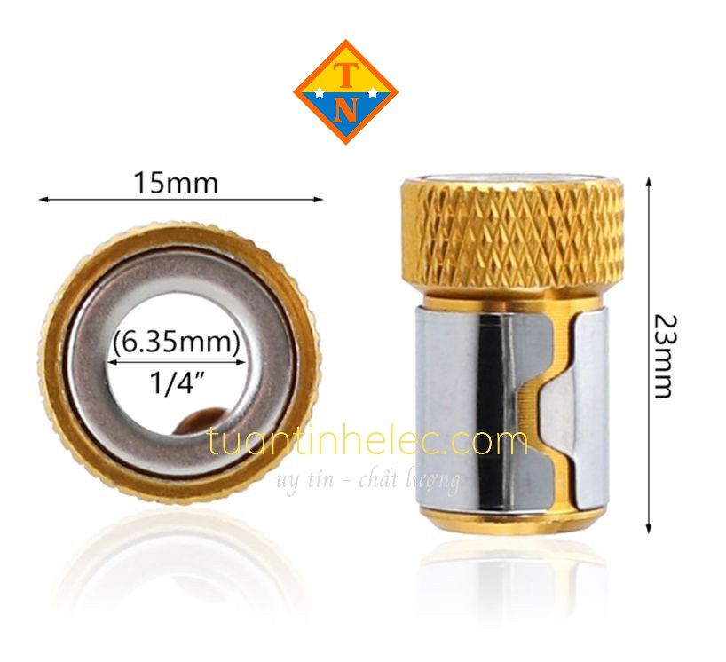 Đầu nam châm giữ vít 1/4" 6.35mm