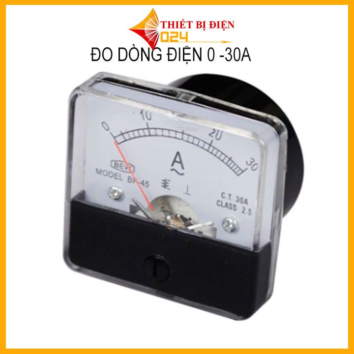 Đồng hồ Ampe kế xoay chiều BEW 5x5x3.5Cm