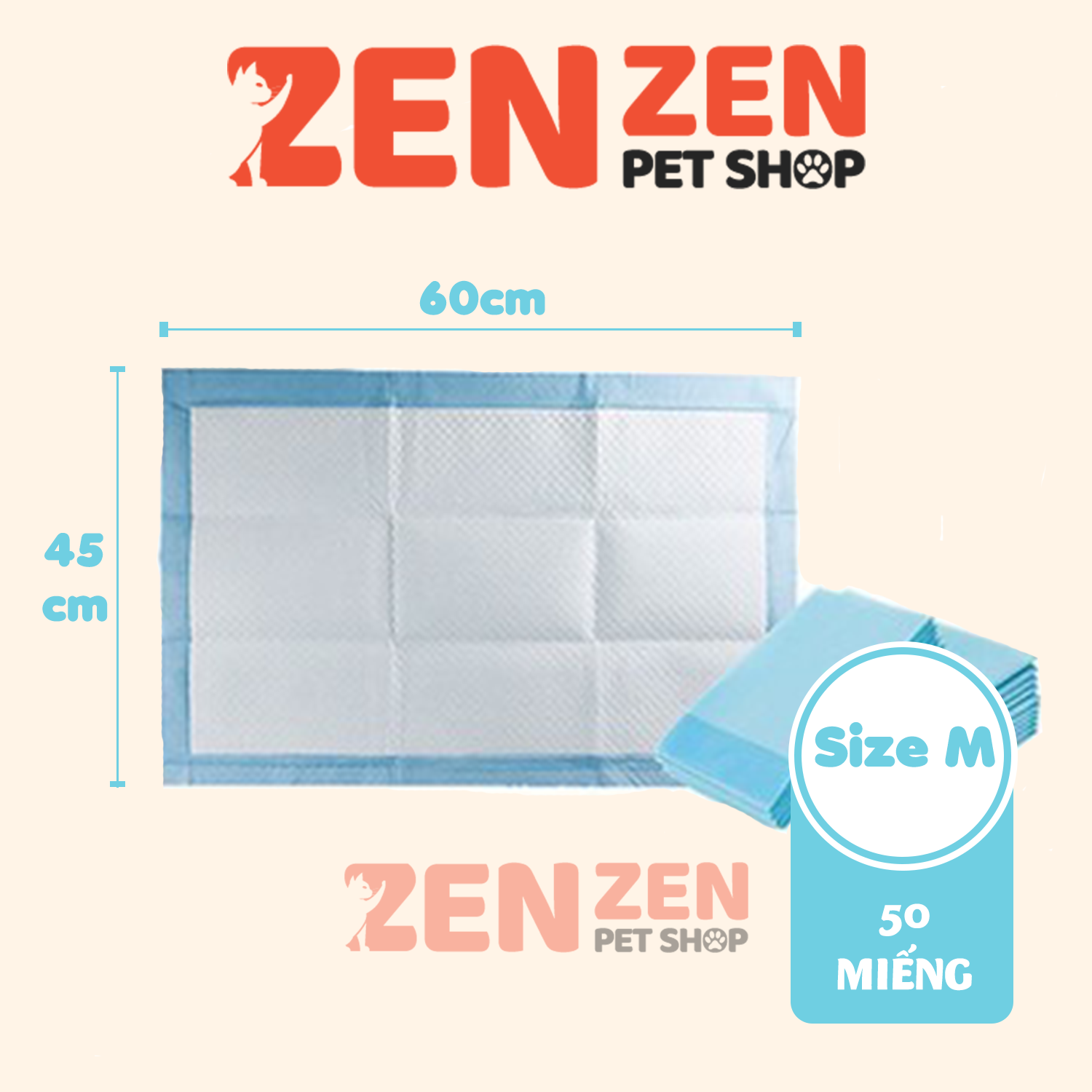 Tã lót chuồng - Miếng lót chuồng cho Chó Mèo DOOG & CAAT siêu thấm hút - Miếng lót vệ sinh cho thú cưng giá rẻ, siêu thấm hút
