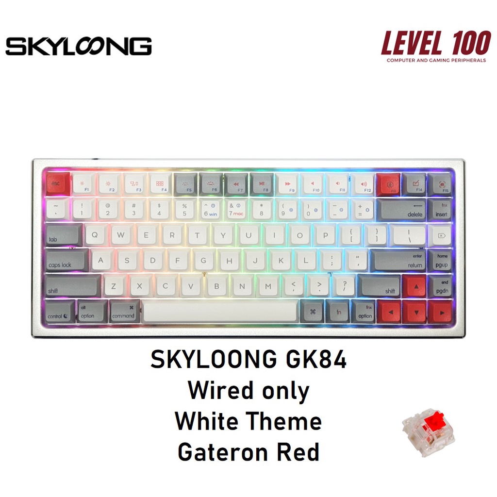 Skyloong GK84 Mechanical Keyboard 【84-Key/ Hot-swap/ RGB】 | Lazada PH