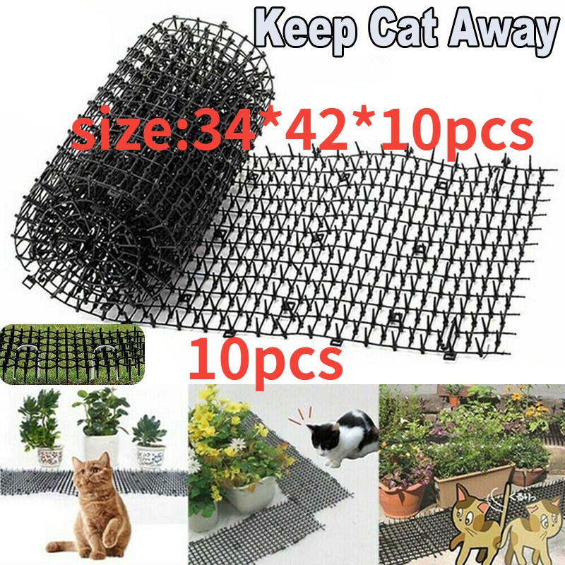 10PCS* 34*42CM AntiCat Mat with Spikes Cat Repellent Mats Indoor