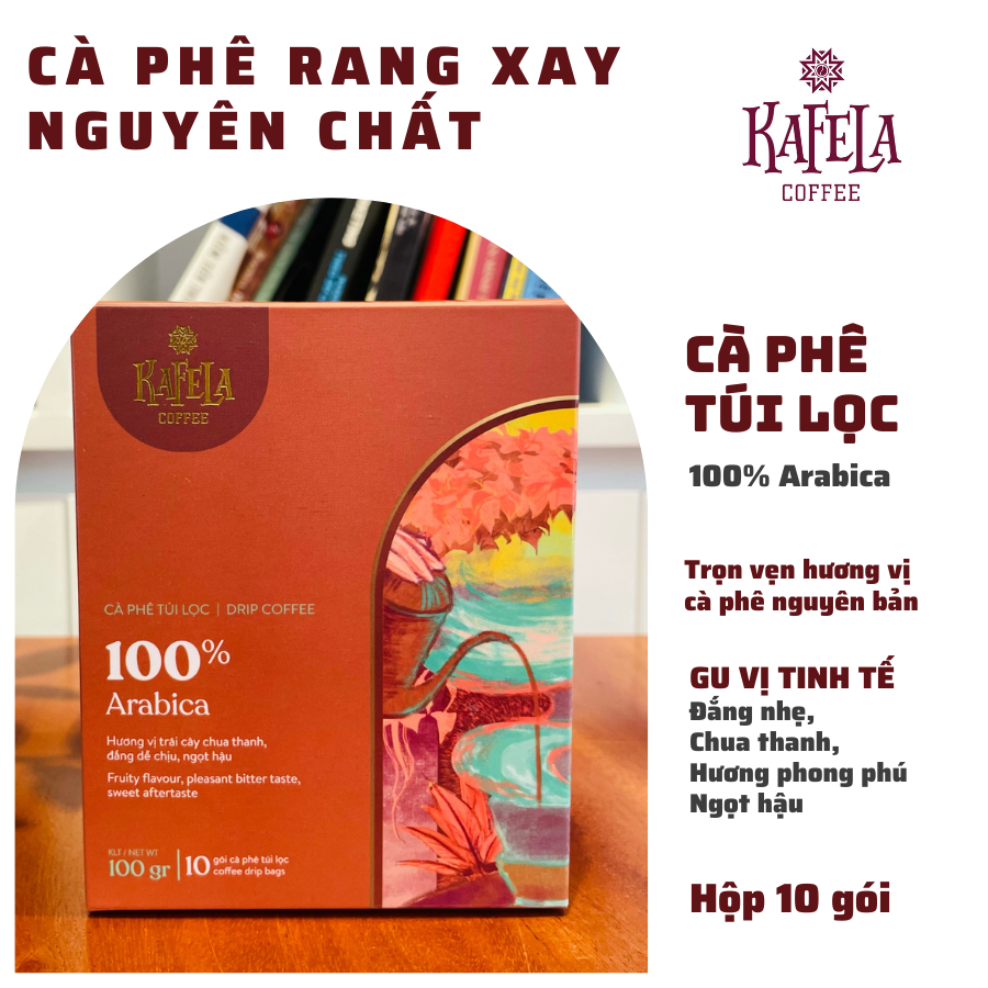 Cà phê phin giấy túi lọc Kafela Drip Coffee