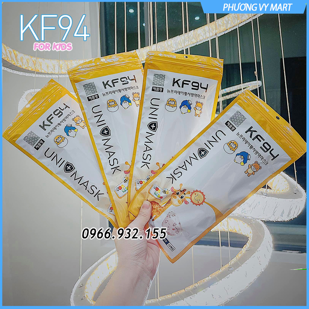50 chiếc khẩu trang trẻ em 4 lớp KF94 UNI MASK