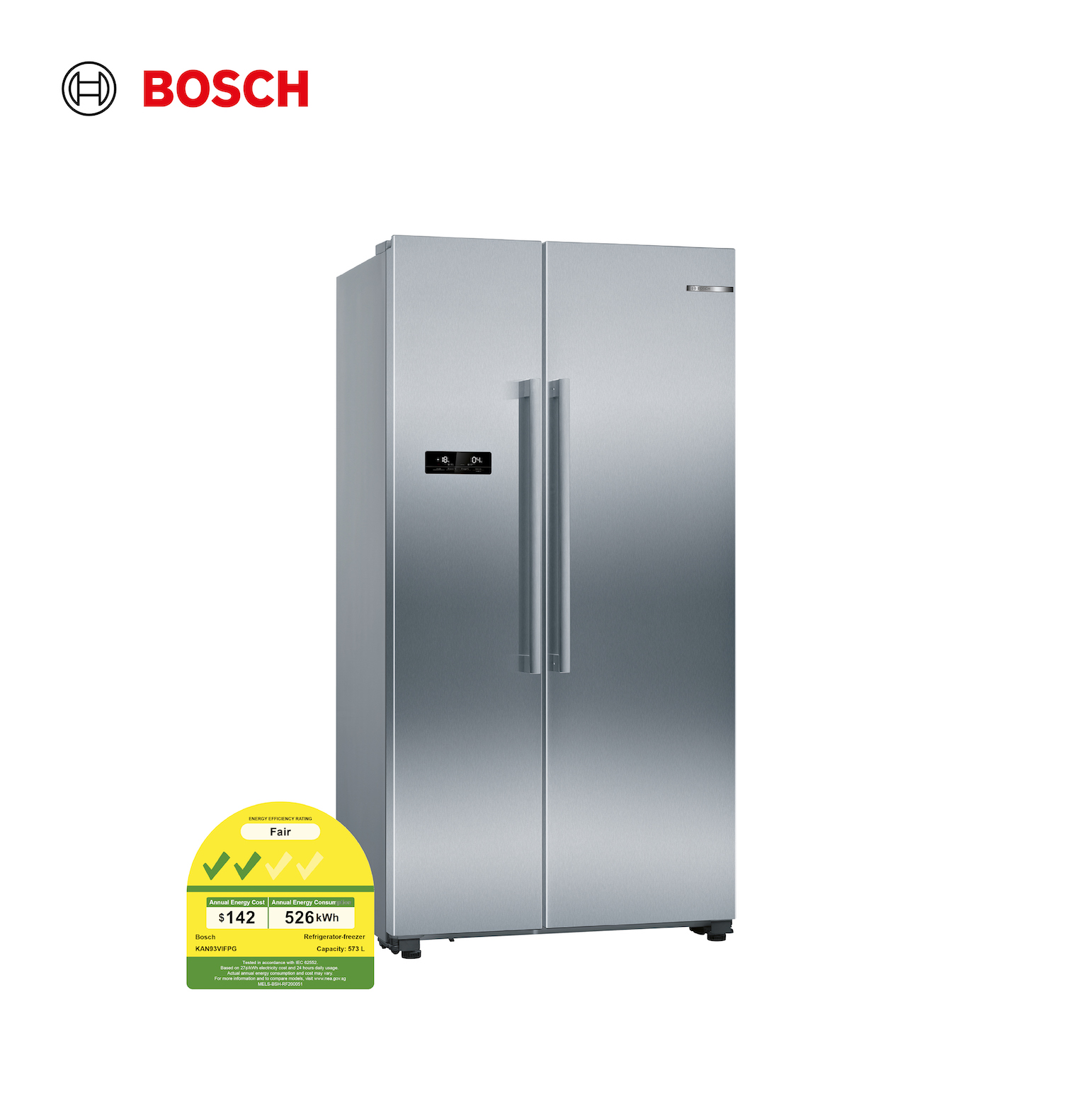 bosch fridge freezer energy rating