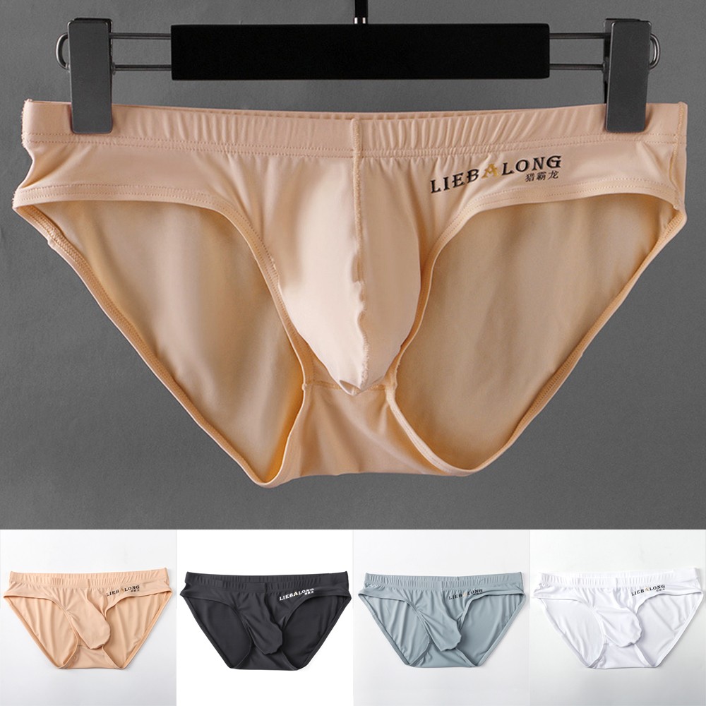 【MR.SHOW】 Underpants Underwear Low Rise Boxer Briefs Seamless Stretchy Breathable