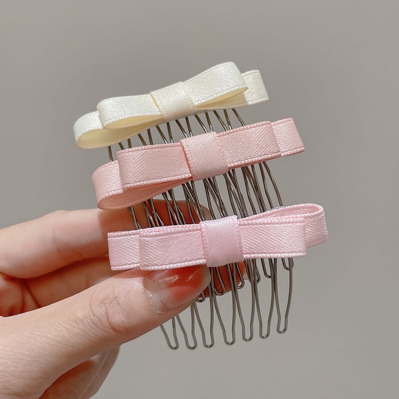 Lược Cài Tóc Đính Nơ Dễ Thương Cho Bé Gái