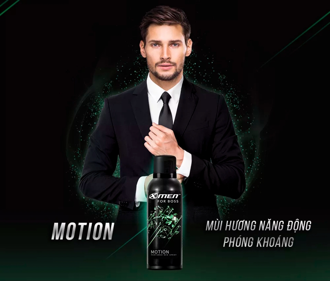 Xịt khử mùi X-Men for Boss Motion 150ml