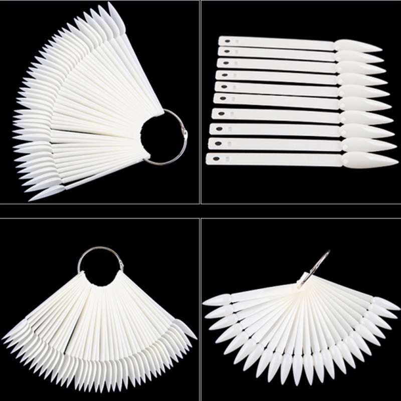 Móng que nhọn tập vẽ, tập sơn, làm mẫu nail (bịch 50 que)