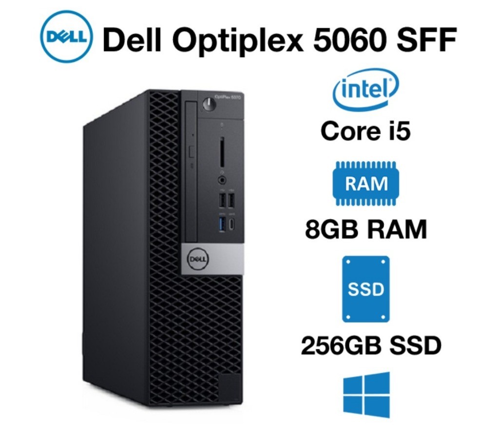 Dell Optiplex 5070 SFF Desktop i5 9th Gen Windows 11 Pro with 1