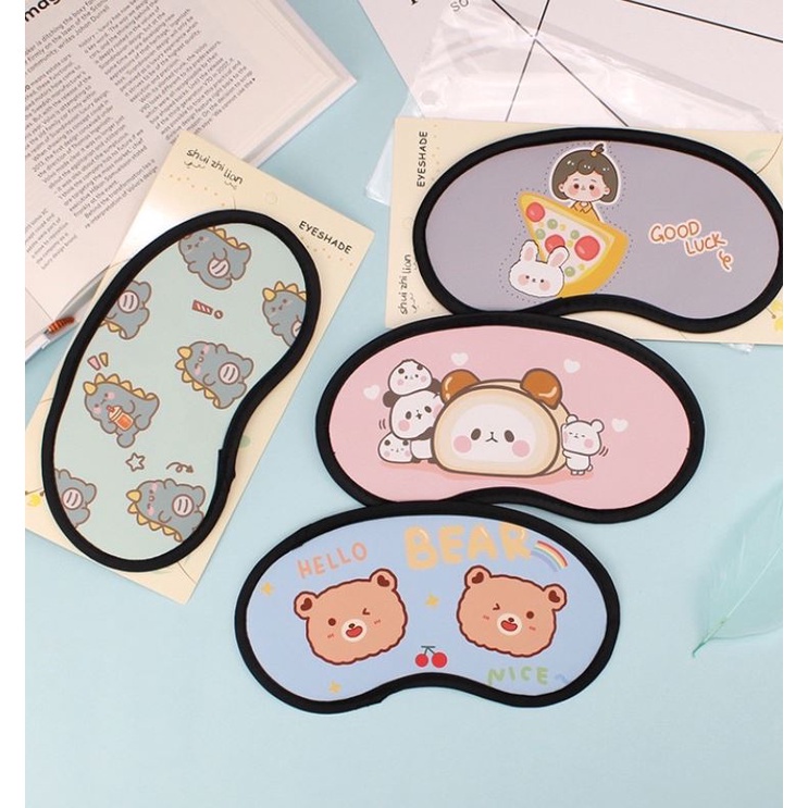 Miếng Che Mắt (Bịt Mắt) Chống Chói Mắt Khi Ngủ Siêu Cute để