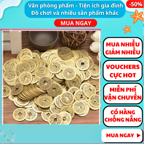 Combo 5 - 10 - 20 đồng xu cổ phong thủy may mắn size nhỏ ✓ đồng xu may mắn ✓ đồng tiền may mắn ✓ đồng tiền phong thủy ✓ đồng xu cổ phong thủy ✓ vật phẩm phong thủy ✓ Nguyễn Thùy Store