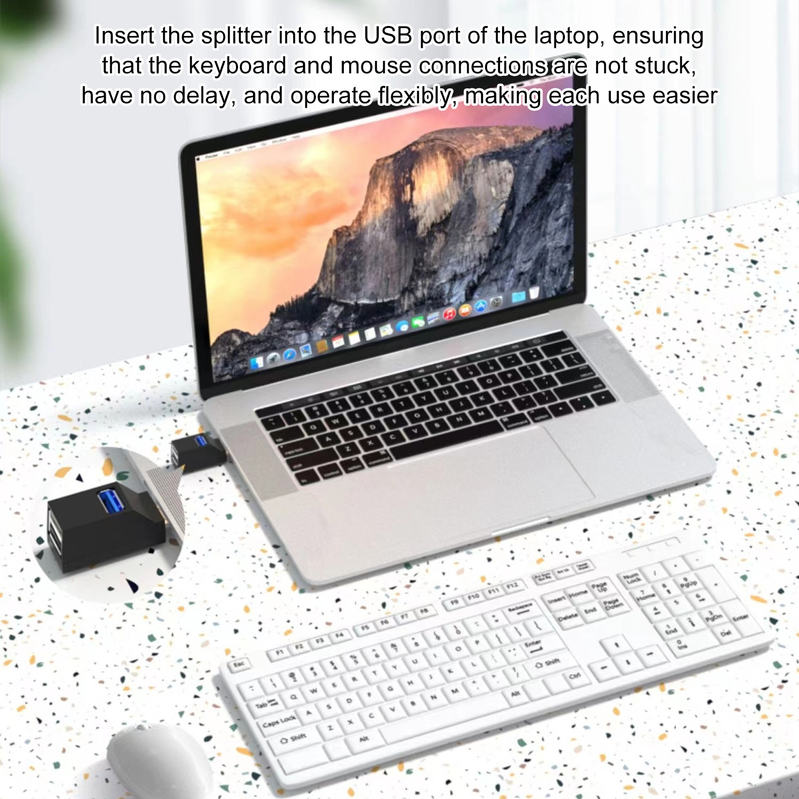 Super Speed Usb Hub Usb Hub for Car Portable Usb 3.0 Hub High-speed Data Transfer Wireless Expander Plug Play Ideal Laptop Accessory