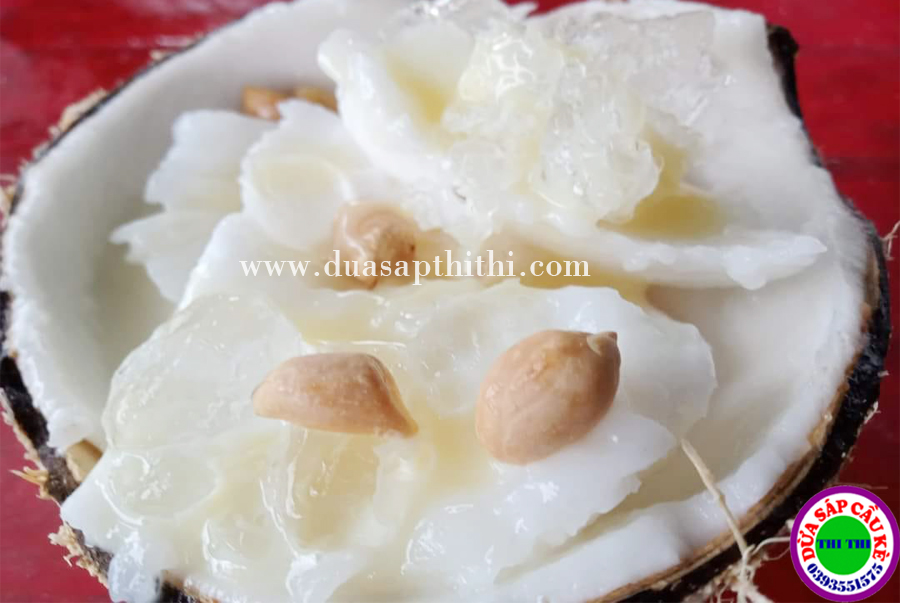 COMBO 2 DỪA SÁP LOẠI 2 MINI (Trái 600gr-700gr)