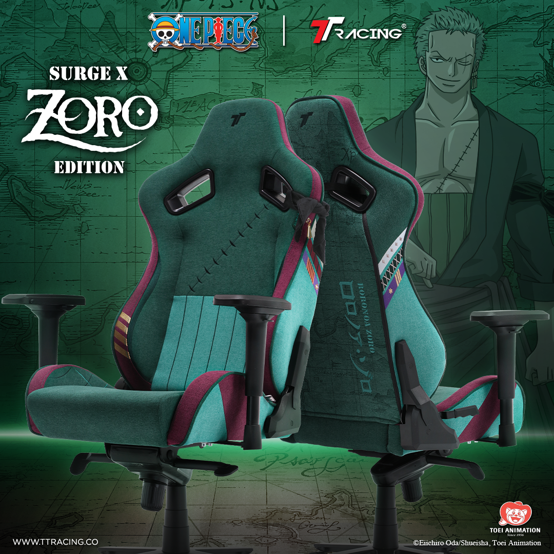 TTRacing Surge X Zoro Edition Air Threads Fabric Gaming Chair