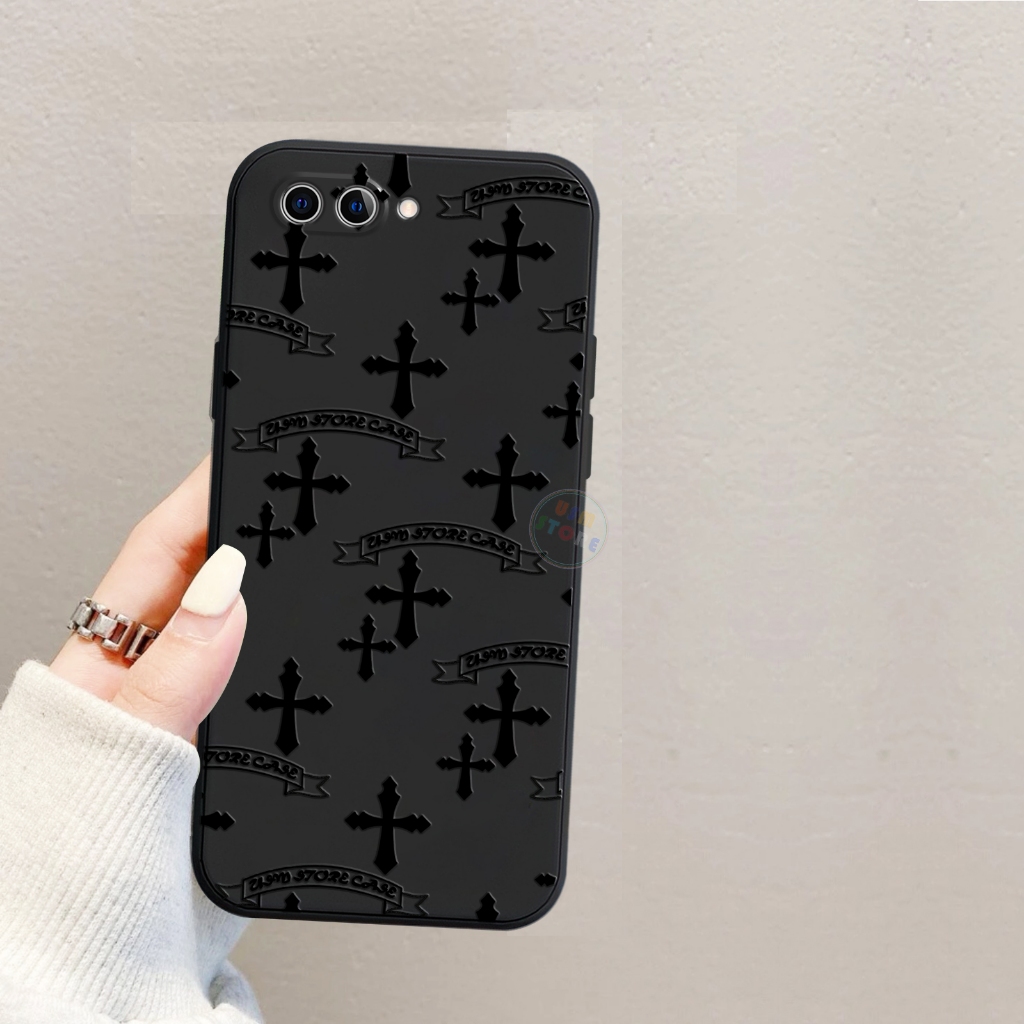 Ốp lưng Oppo R11 / R11 Plus, silicon dẻo nguyên khối, in nổi hình Thánh Giá